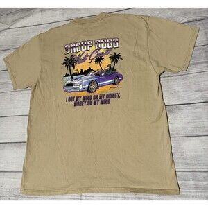 Joe Cool Snoop Dogg T-Shirt Size XL Money On My Mind Hip Hop Short Sleeve Rap